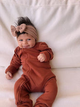 Load image into Gallery viewer, Newborn Jumpsuit: Canyon Brown