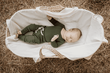 Load image into Gallery viewer, TØY Newborn Pants Forest Green 