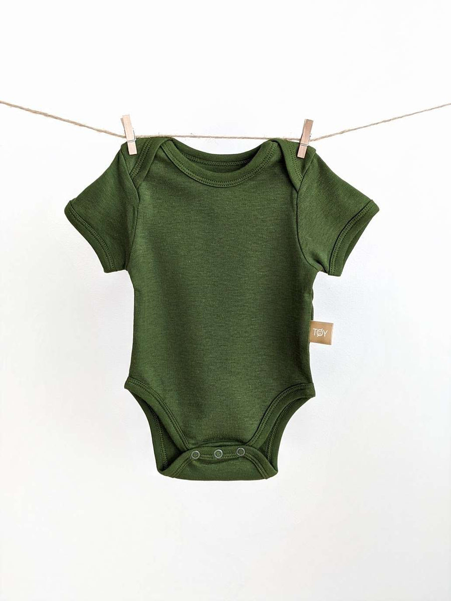 Too Cute Baby Bodysuit or Toddler T-Shirt 4T / Green