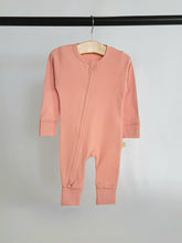 Load image into Gallery viewer, Newborn Jumpsuit: Salmon Pink