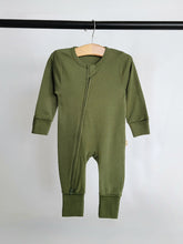 Load image into Gallery viewer, Newborn Jumpsuit: Forest Green