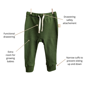 Baby Pants: Forest Green