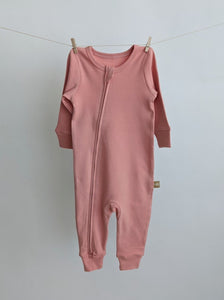 Baby Jumpsuit: Salmon Pink