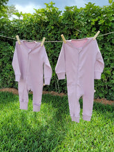 Load image into Gallery viewer, Newborn Jumpsuit: Blooming Lilac