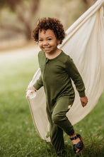 Load image into Gallery viewer, Baby Jumpsuit: Forest Green
