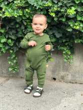 Load image into Gallery viewer, Forest Green Baby Jumpsuit TØY