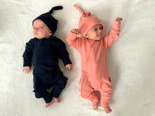 Load image into Gallery viewer, Newborn Jumpsuit: Salmon Pink