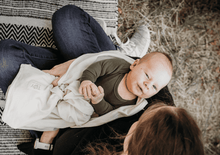 Load image into Gallery viewer, TØY Organic Long Sleeve Bodysuit and Baby Blanket