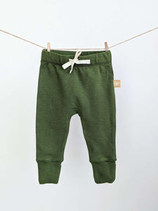 Newborn Pants: Forest Green