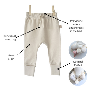 Newborn Pants: Undyed