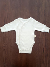 Load image into Gallery viewer, Long Sleeve Kimono Baby Bodysuit: Undyed